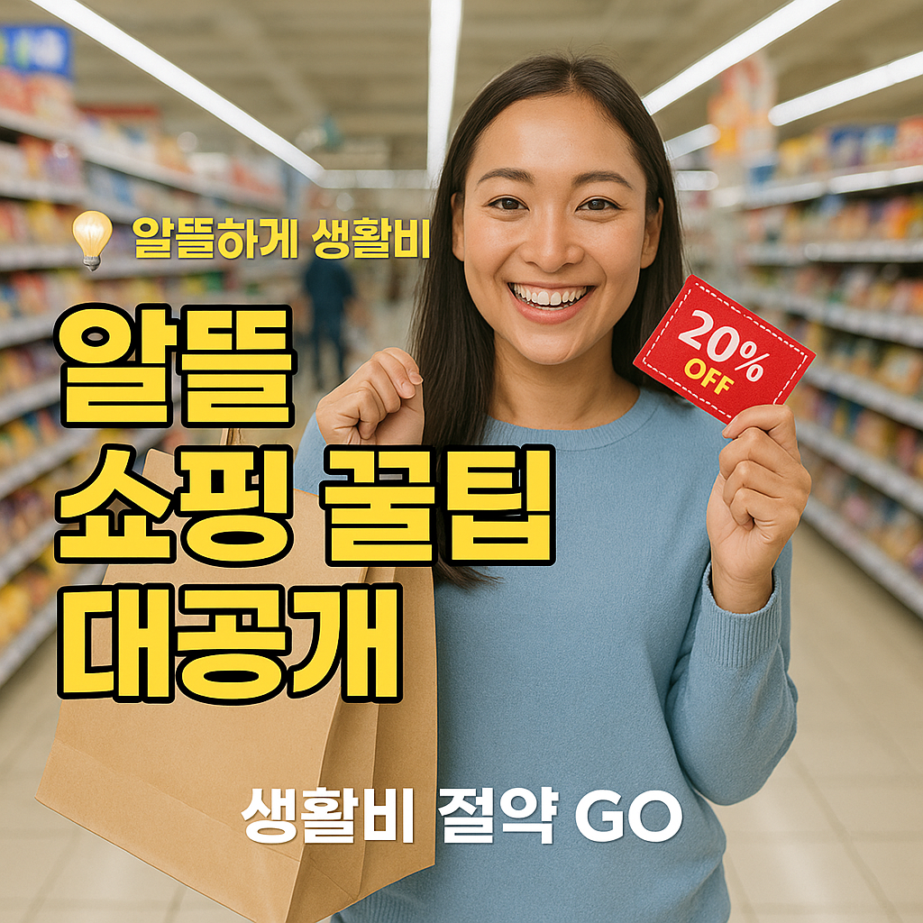 생활비 절약과 알뜰 쇼핑 꿀팁 대공개 💸