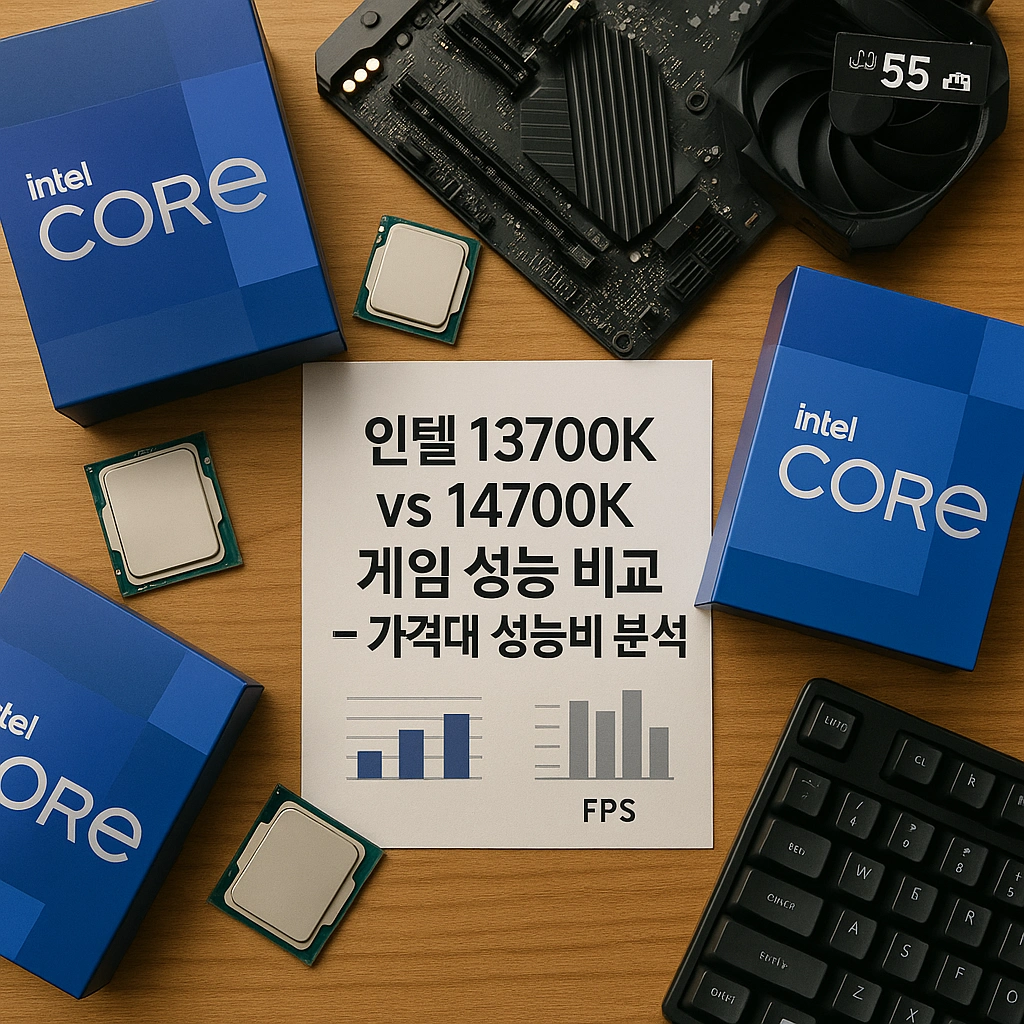 인텔 13700K vs 14700K 게임 성능 비교 - 가격대 성능비 분석
