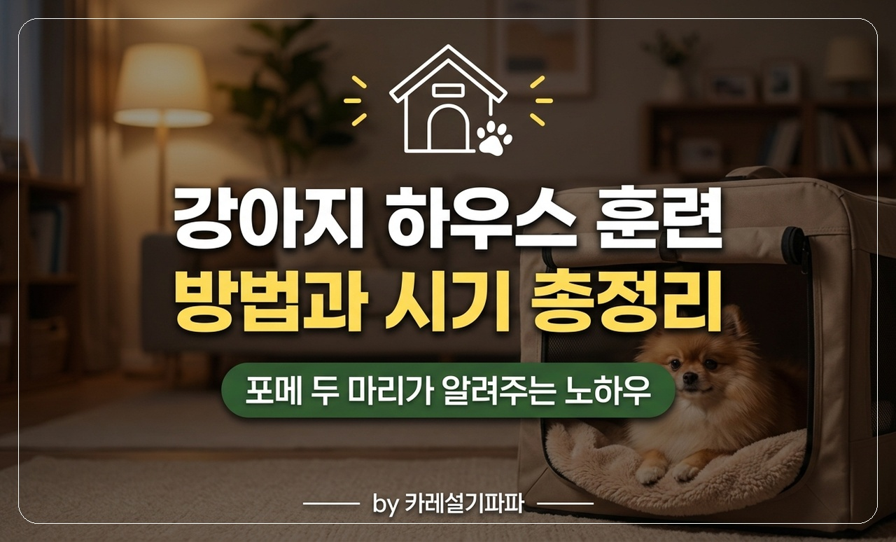 강아지 하우스 훈련 대표 썸네일