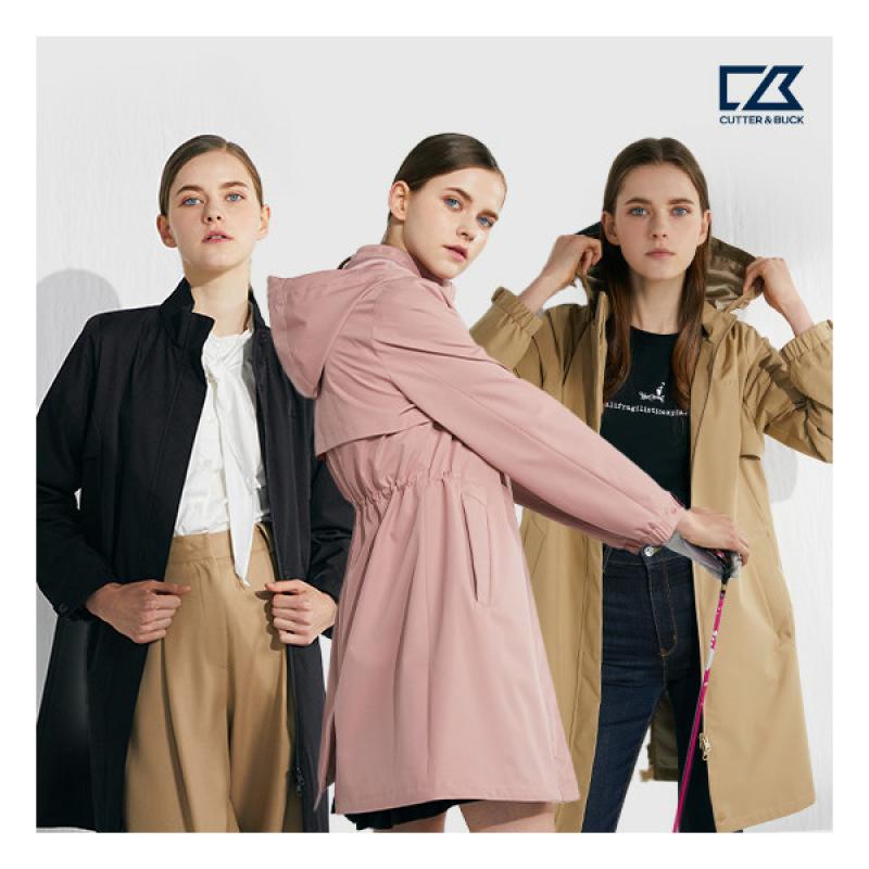 커터앤벅 23FW 여성 시그니처 웨더자켓 - CBL4AWC922