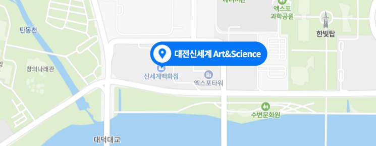 대전 신세계백화점-지도