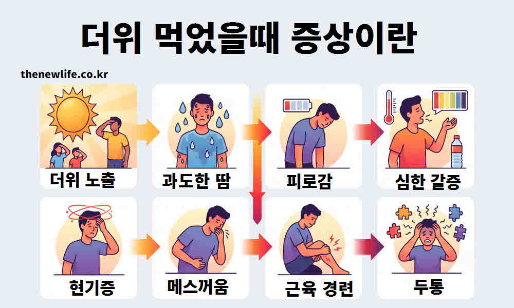 더위 먹었을때 증상