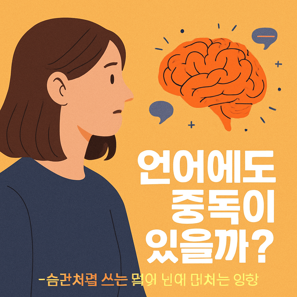 언어에도 중독이 있을까?