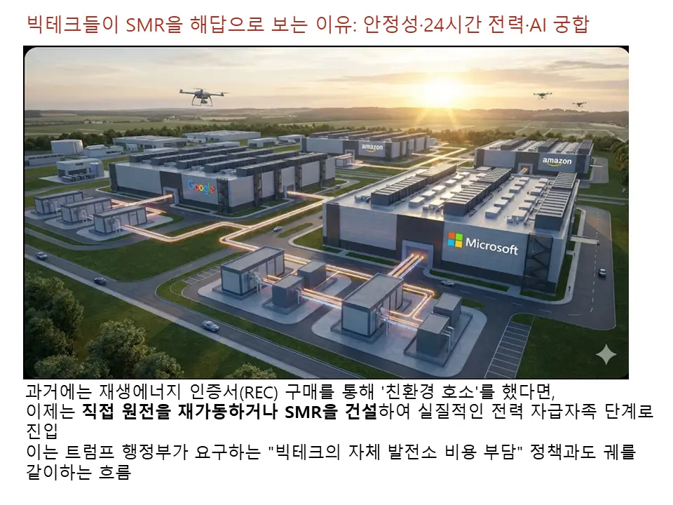 빅테크들이 SMR을 정답으로 보는 이유