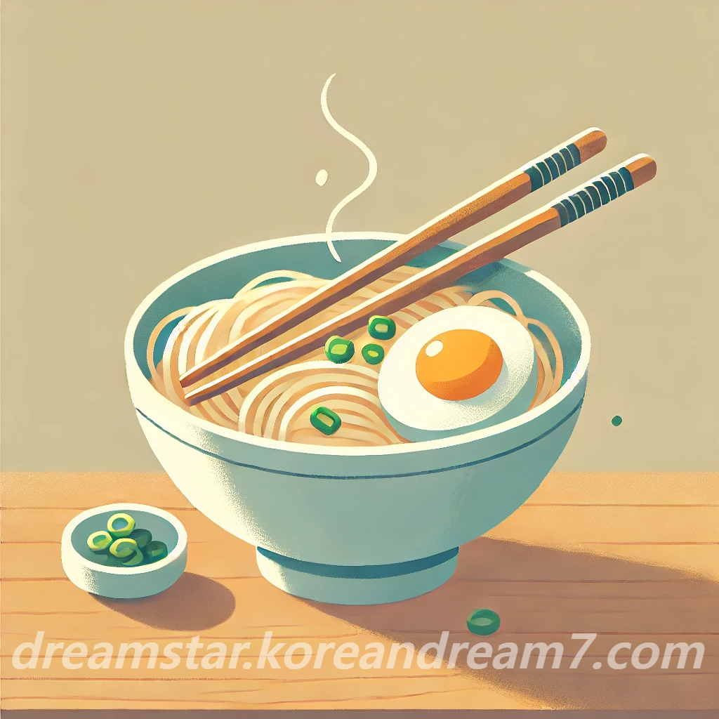 국수먹는꿈해몽