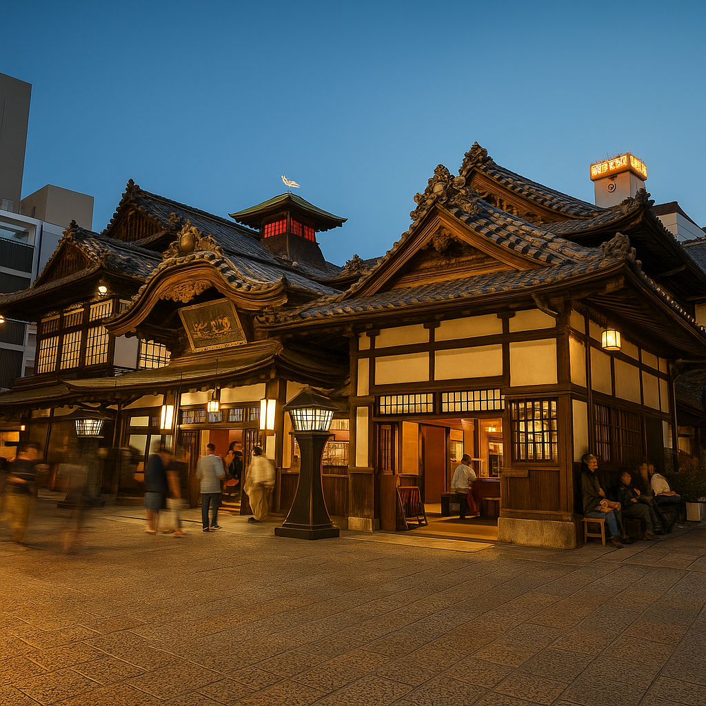 일본의 도고온천 이미지 