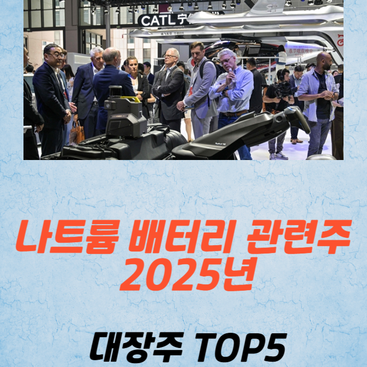 나트륨 배터리 관련주 대장주 테마주 TOP5