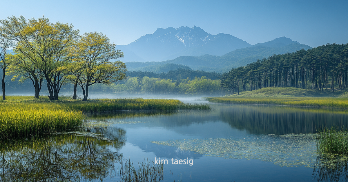 금수산의 사계절