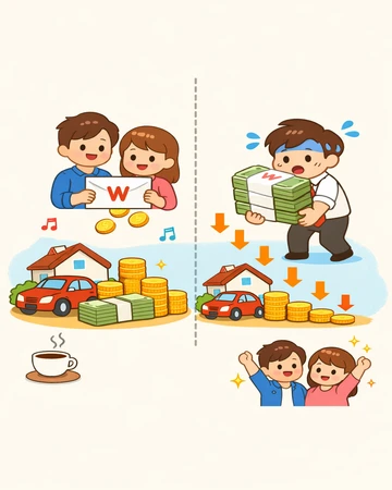 원리금균등과 원금균등 차이 상환 예시14