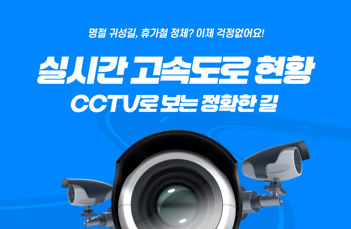 실시간 교통상황, 고속도로 CCTV 확인