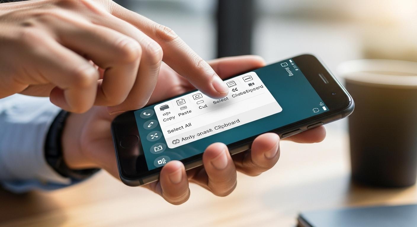 스마트폰 클립보드 찾기