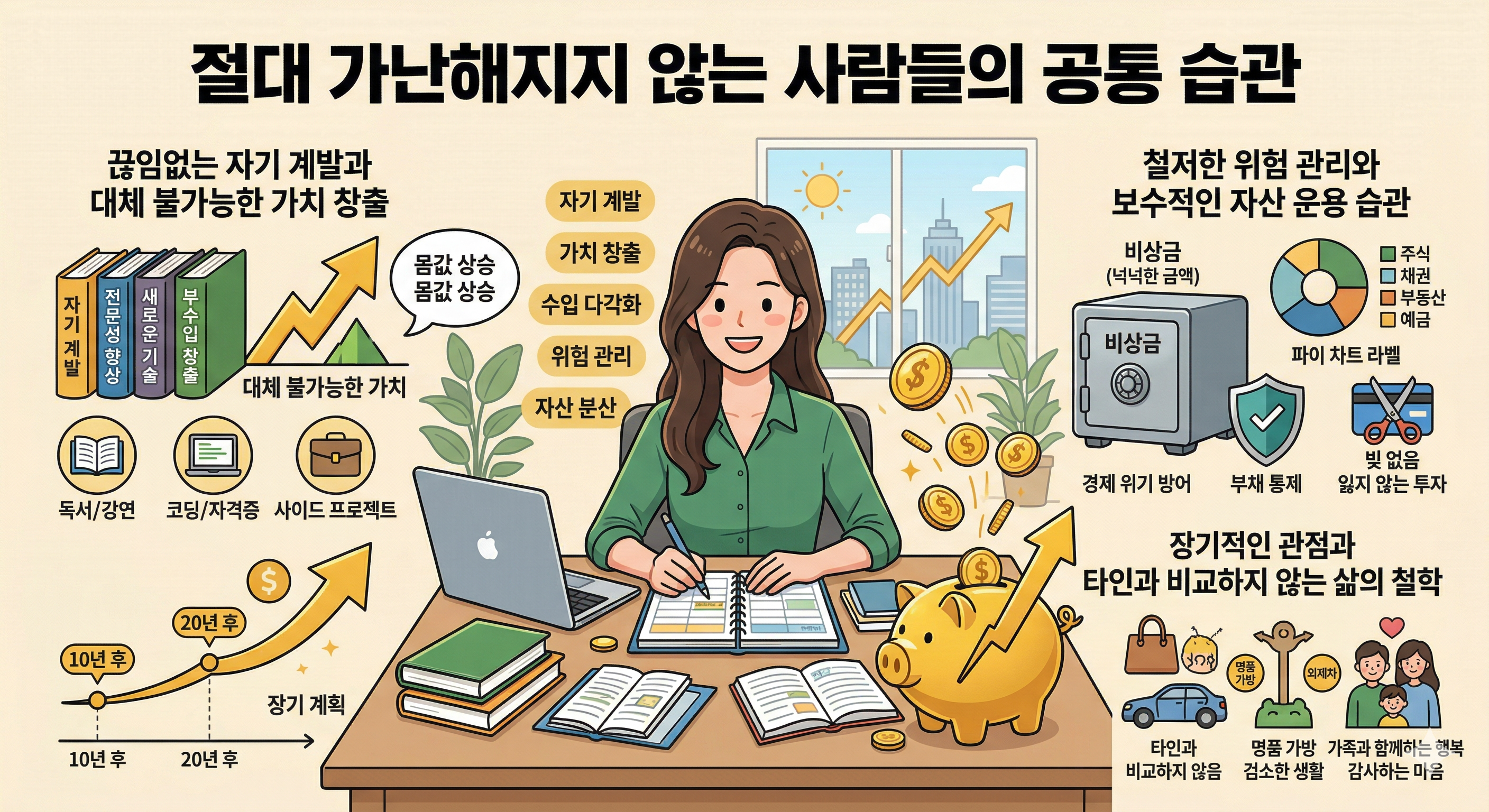 절대 가난해지지 않는 사람들의 공통 습관