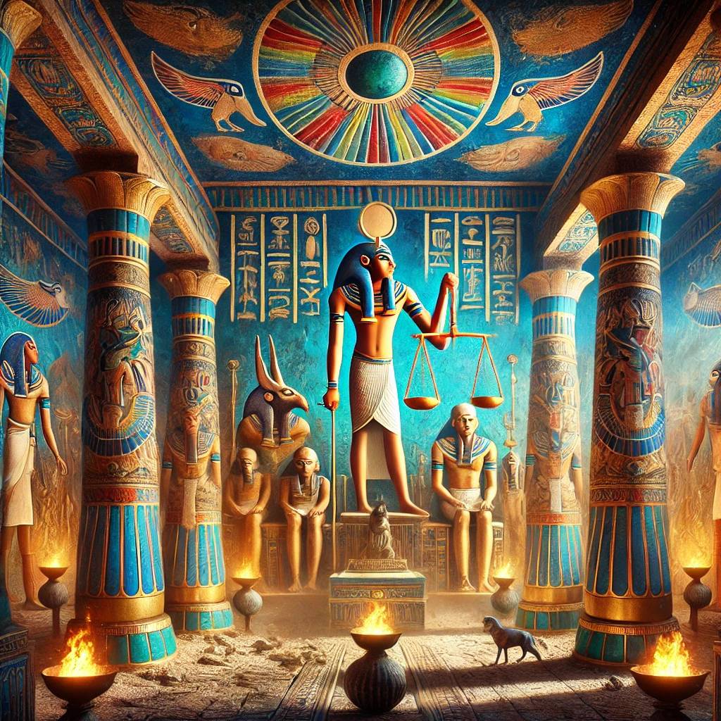 이집트 벽화에 나타난 사후세계관과 신화적 상징성