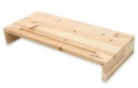 우드밀리 삼나무 원목, 모니터받침대 베이직1단, 1개