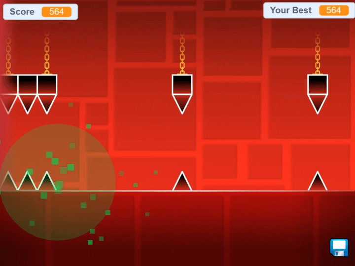 지오메트리대쉬-오리지널-게임하기-종료-화면