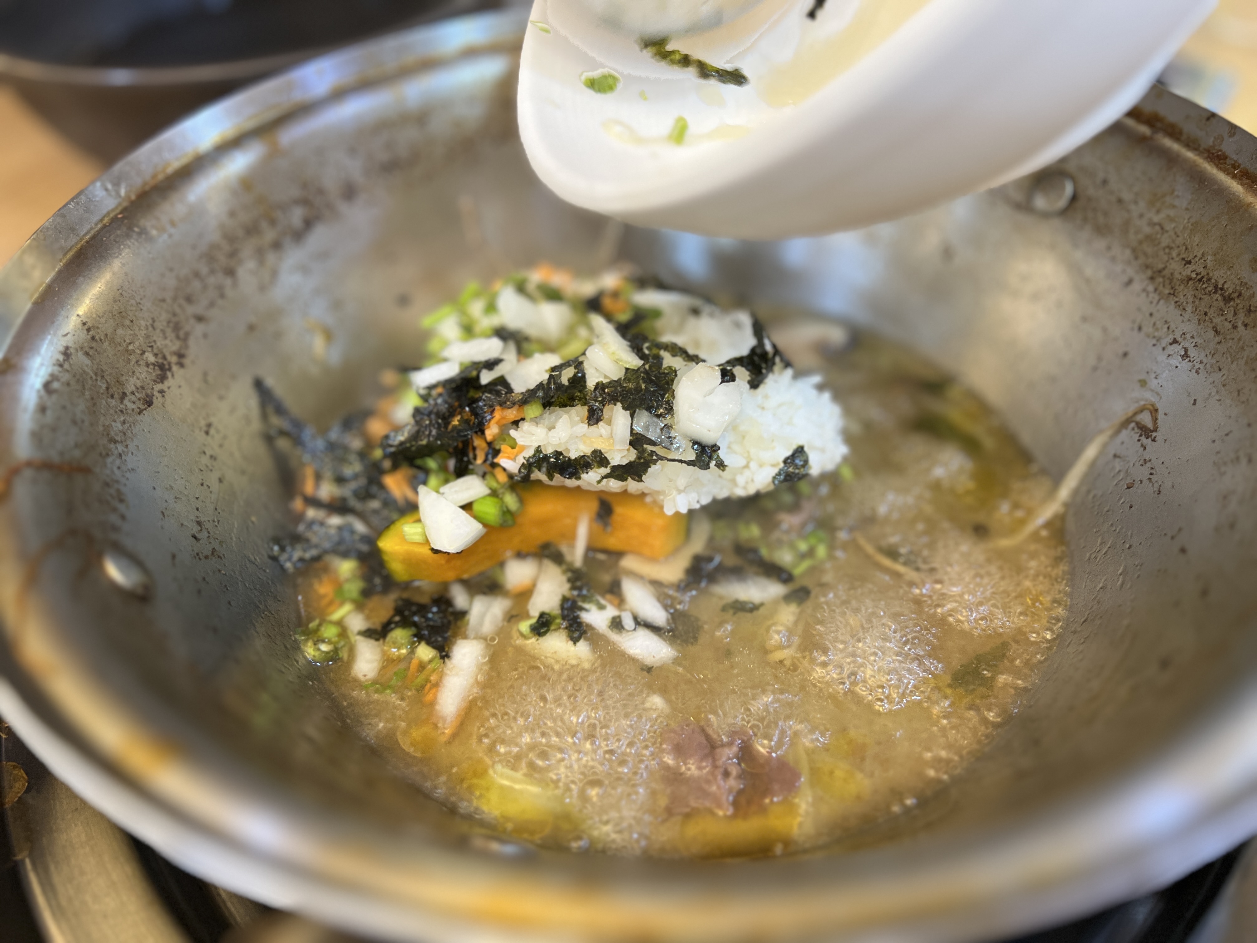 옥포맛집 샤브향 죽