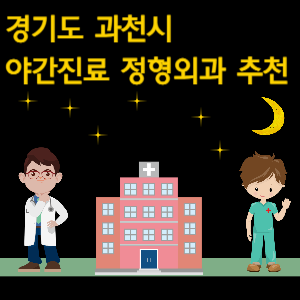 과천시 야간진료 정형외과 추천