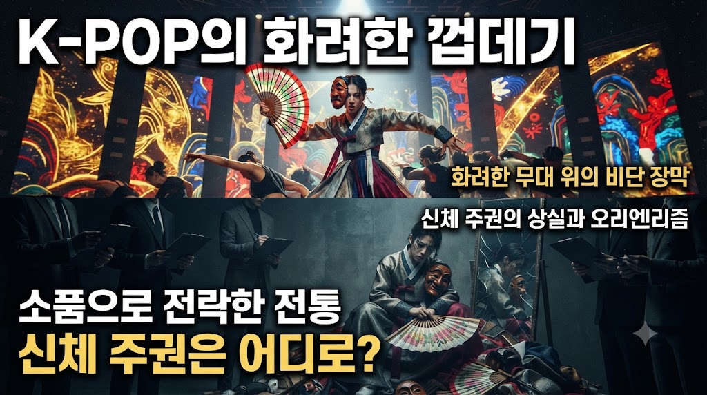 세계적 무대의 화려한 비단 장막 뒤편: 글로벌 K-POP 안무 속 한국무용 소품(부채&middot;탈)의 오리엔탈리즘적 소비 양상과 신체 주권의 상실 비판