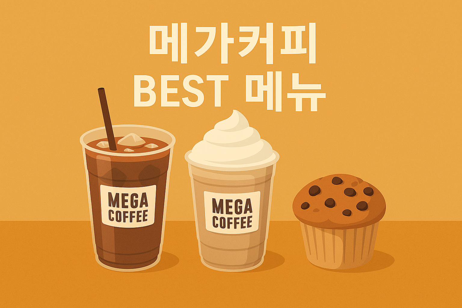 메가커피 BEST 메뉴