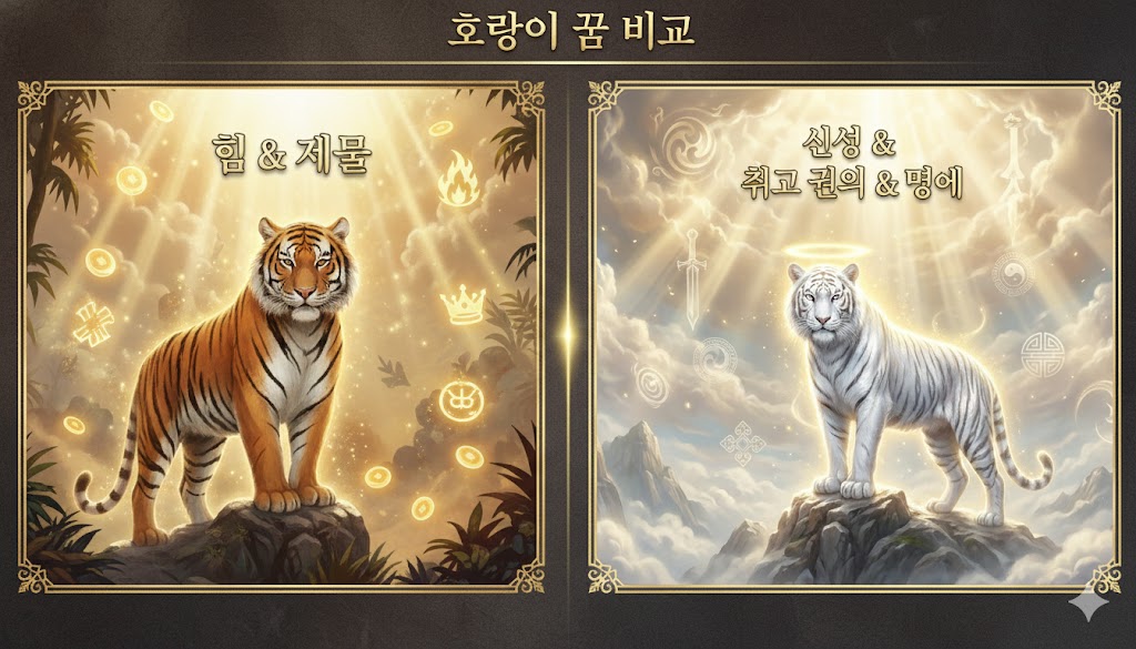 백호 꿈 최고 길몽? 흰 호랑이 꿈해몽 완벽 정리