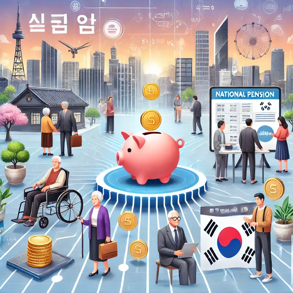 대한민국 국민연금을 표현한 사진