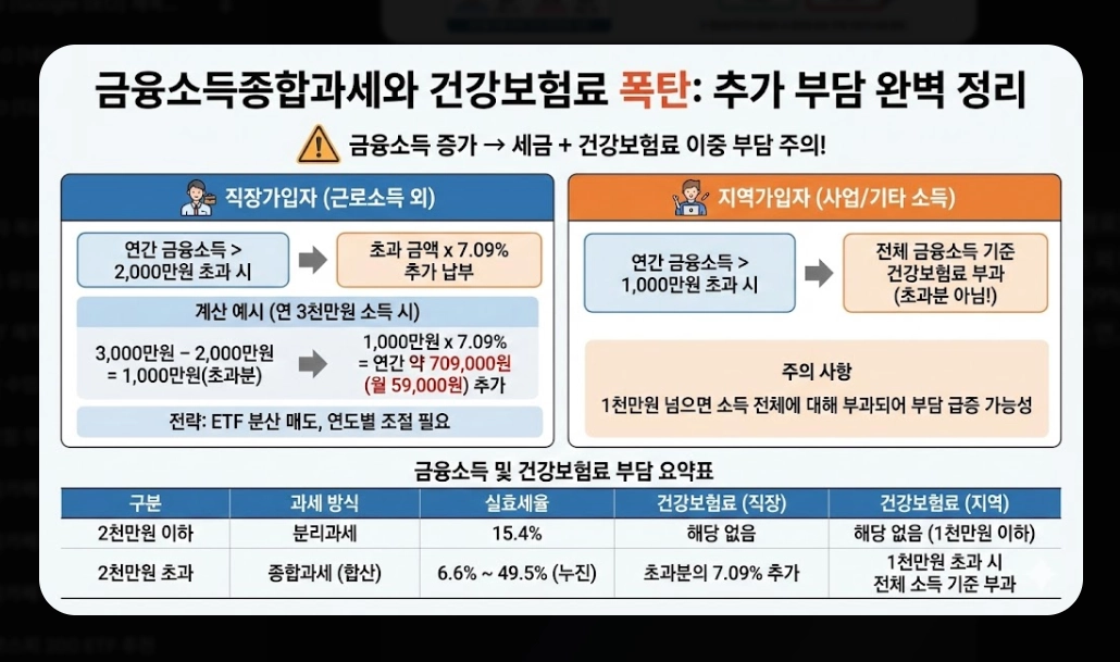 ETF 분배금 세금 총정리 [2026년 최신] 금융소득종합과세 기준 및 절세 전략 5가지