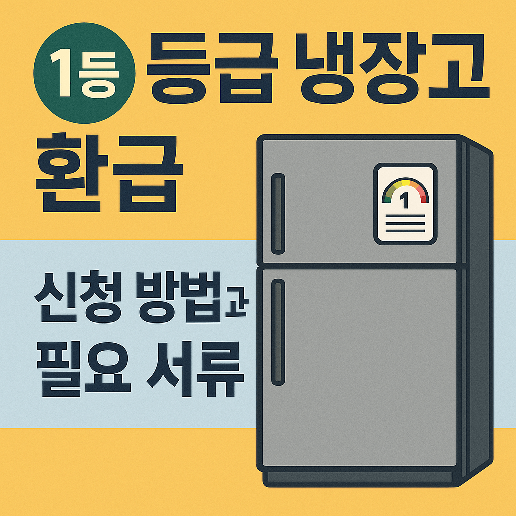 1등급 가전 냉장고 환급-사진