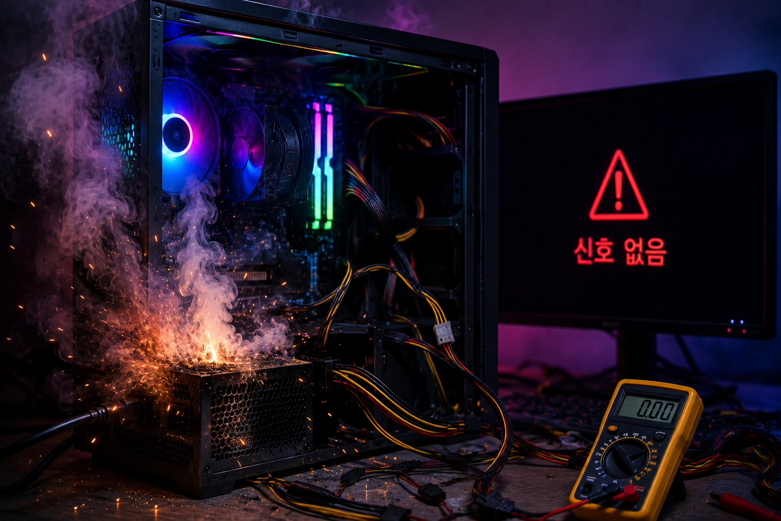 파워서플라이 고장 증상 해결방법 총정리 컴퓨터 전원 꺼짐 파워서플라이 소음