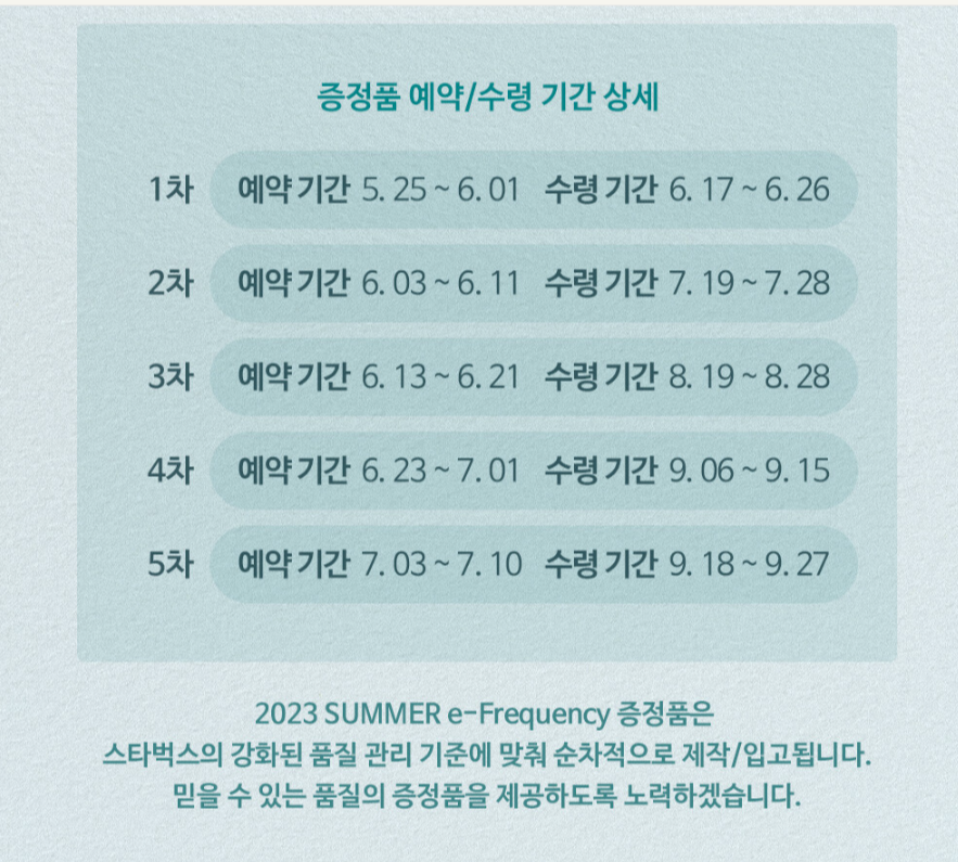 스타벅스 프리퀀시 헬리녹스 이벤트