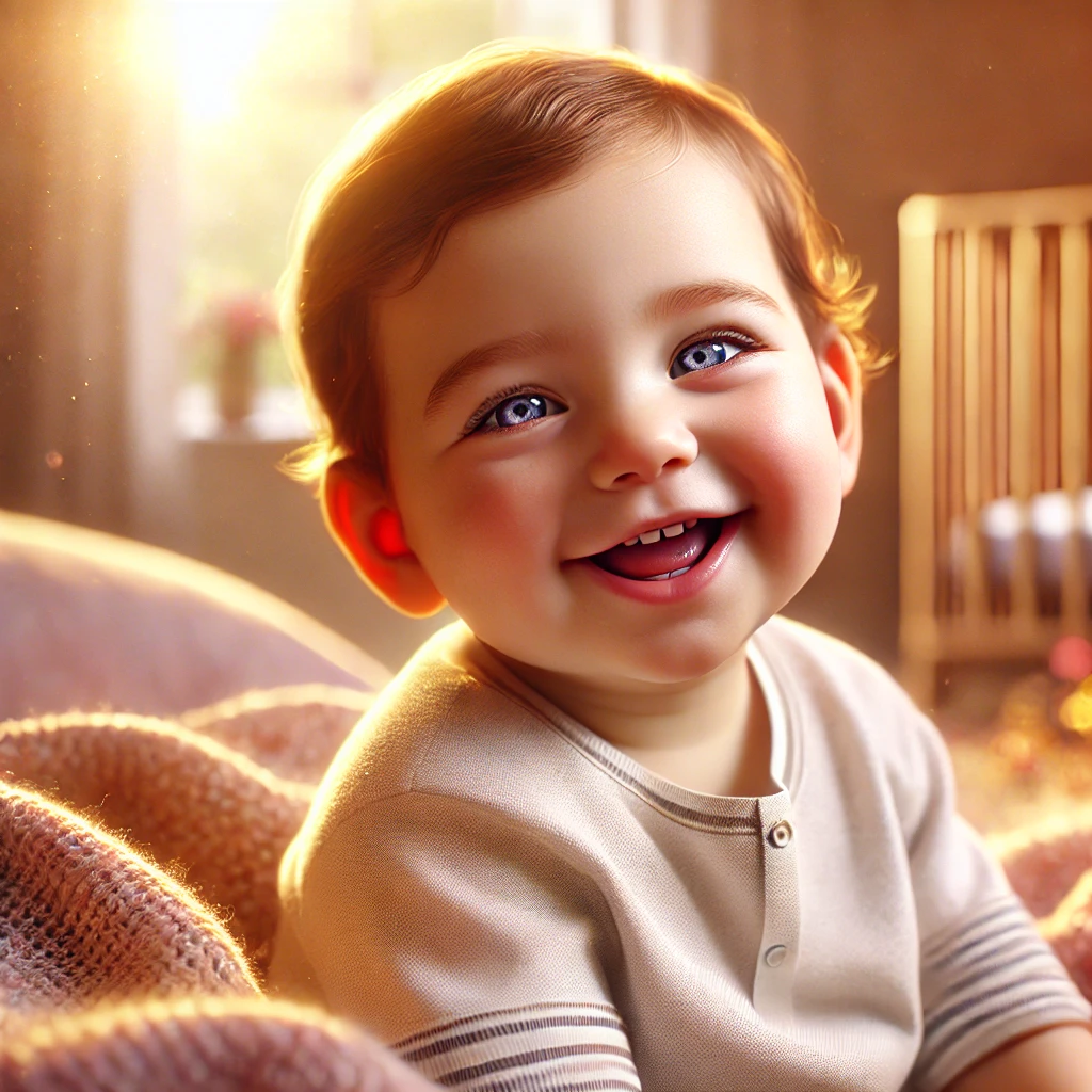 아기가 웃는 꿈