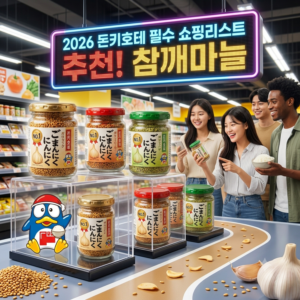2026- 돈키호테 -필수 -쇼핑리스트!- 마늘참깨(고마닌니쿠)- 후리카케-1