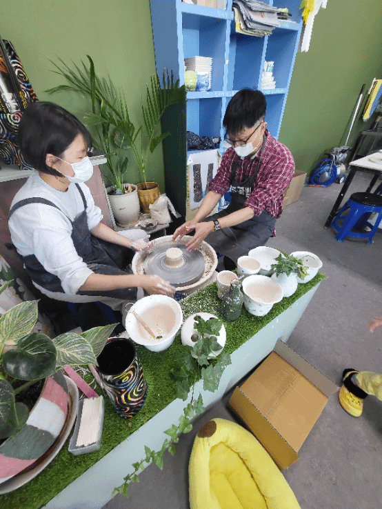 25공방(청주 도자기 공방, 물레 체험)