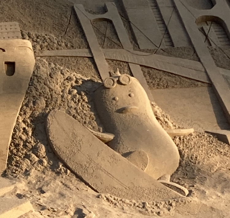 모래조각 이미지