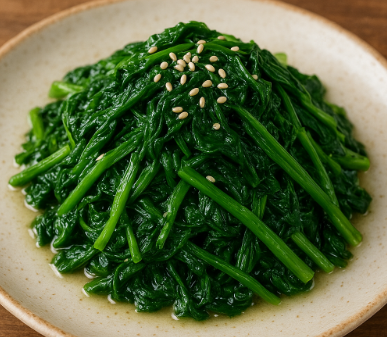 시금치 무침 관련 자료