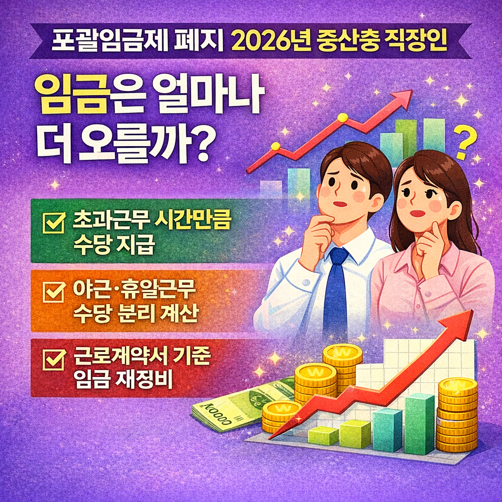 포괄임금제 폐지 2026년 중산층