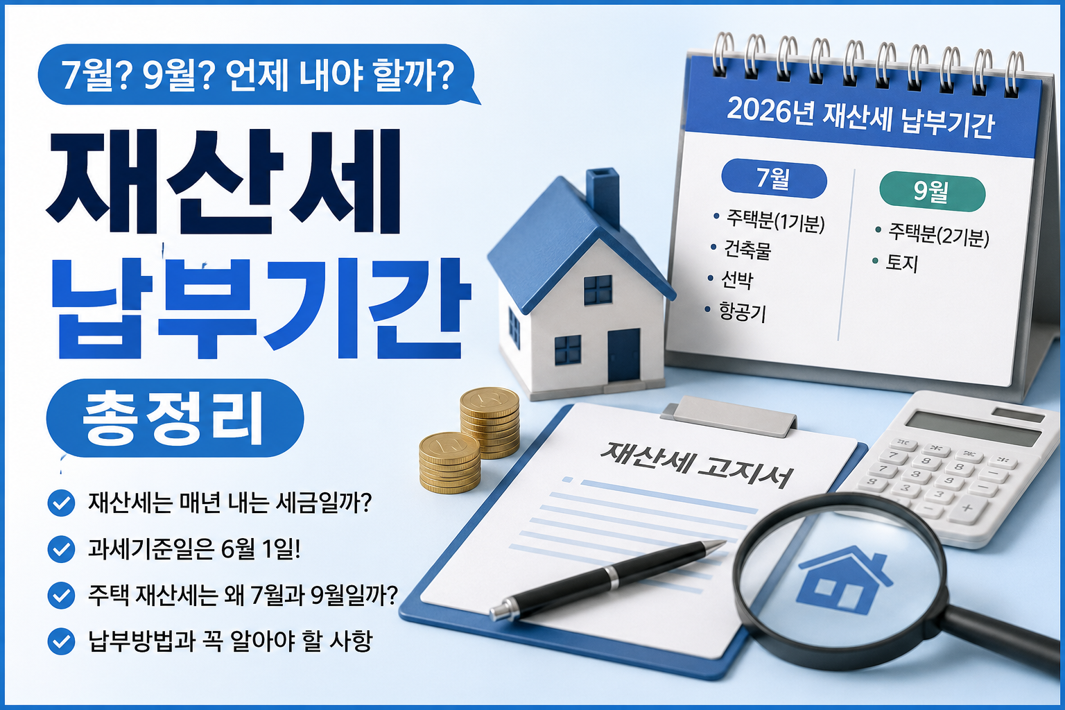 재산세 납부기간 총정리