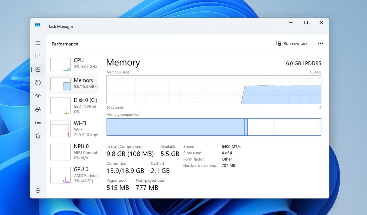 윈도우11 26H2 업데이트 후 램 사용량 2~3GB 줄었다? 확인 방법까지 정리