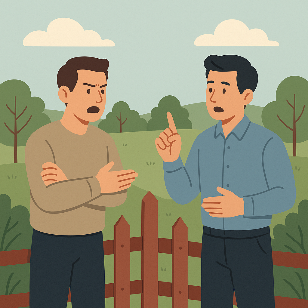 경계 다툼, 법적 절차