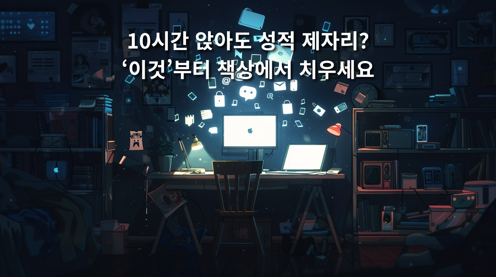 10시간 앉아도 성적 제자리? '이것'부터 책상에서 치우세요