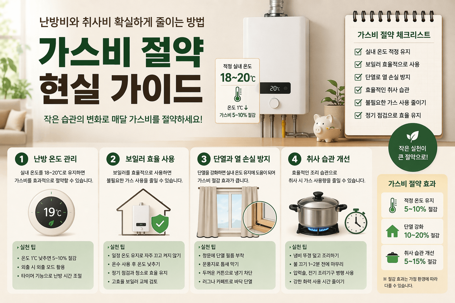 가스비 절약 실천 가이드