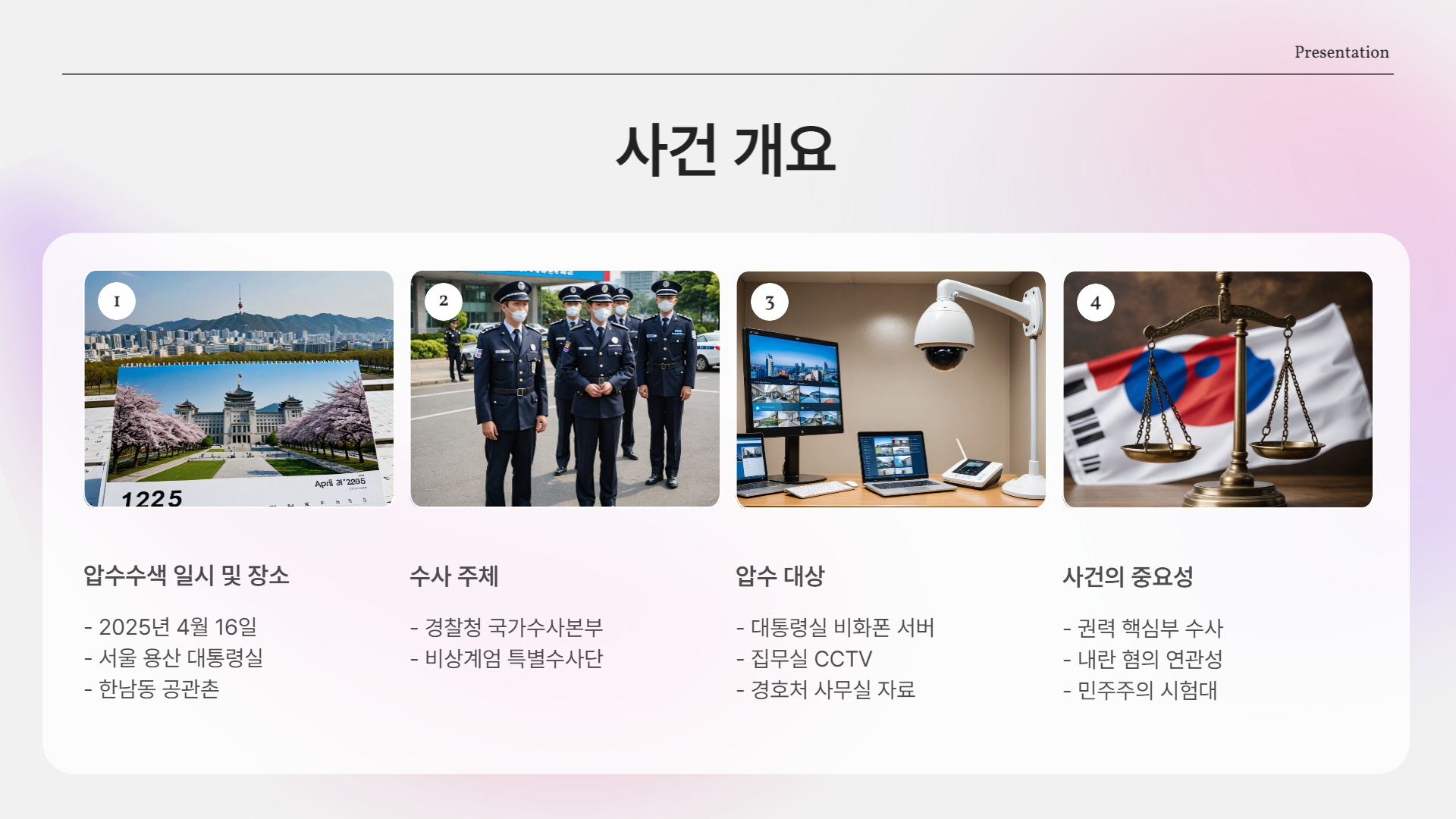 사건 개요 요약