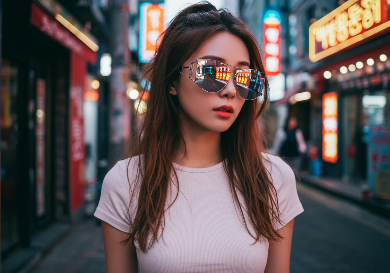 각진 얼굴 부드럽게 만드는 라운드 프레임 추천