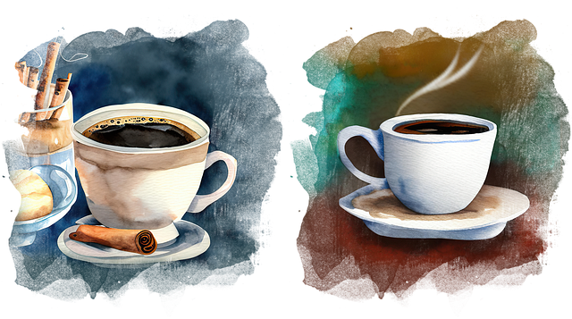 뜨거운 아메리카노 두 잔