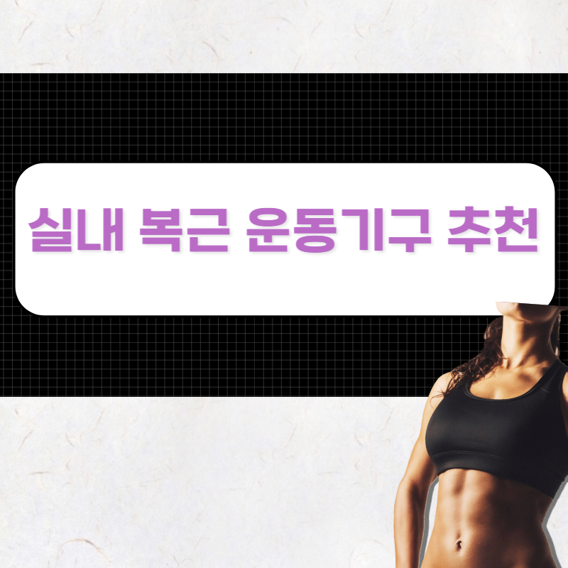 실내 복근 운동기구 추천