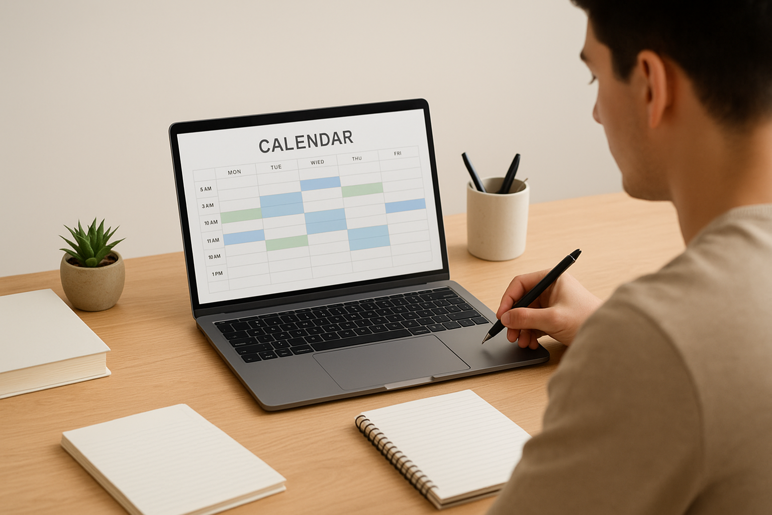 시간 블록킹 스케줄링 이미지