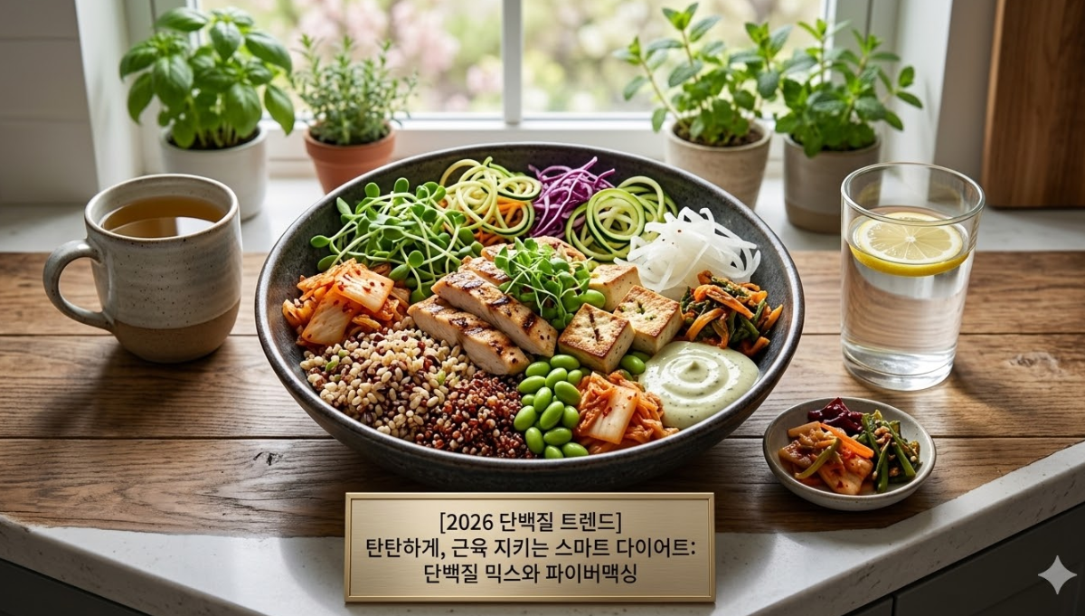 국내외 단백질 트렌드 (동물성, 식물성, 파이버맥싱)