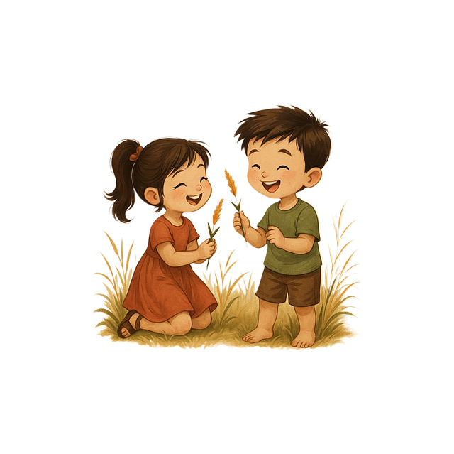 어린시절을 표현한 이미지