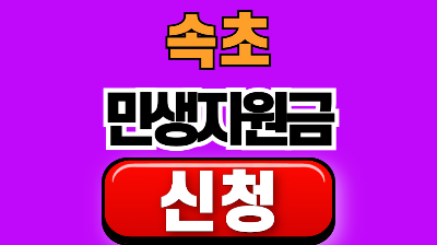 속초 민생지원금 신청