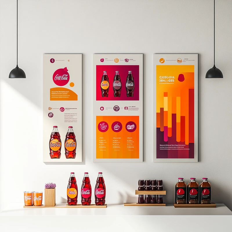 2025년 콜라 신제품(제로, 오리지널, 과일 맛 등) 비교를 위한 차트와 인포그래픽 아이콘이 깔끔한 배경에서 정렬되어 있다. 콜라 비교, 신제품, 종류별 정보, 다이어트 콜라, 프리미엄 음료 특징을 알기 쉽게 표현한다.