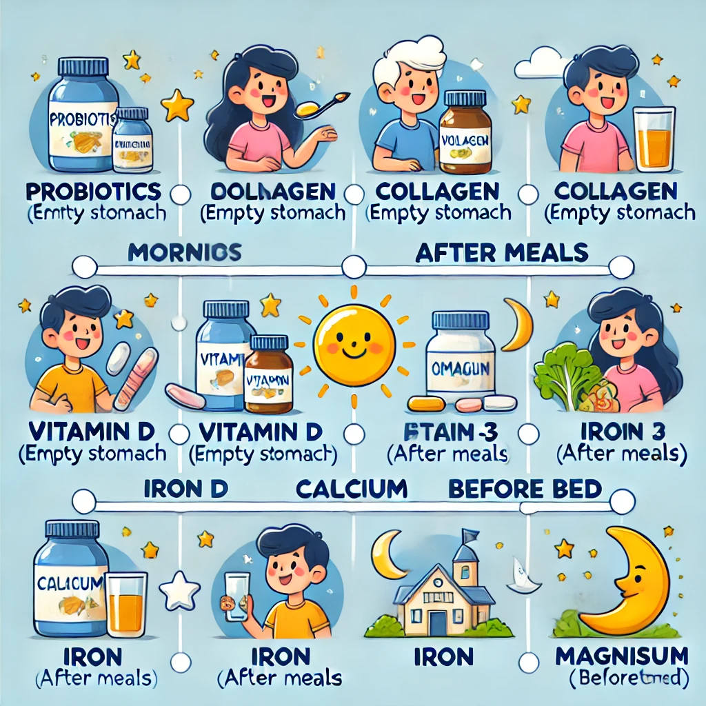 영양제 복용시간